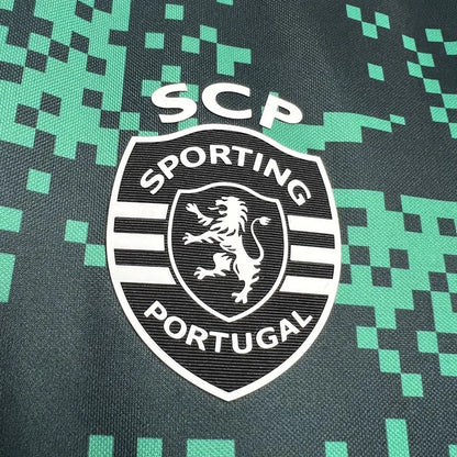 Sporting Lisbon 24/25 Green Black Training Shirt