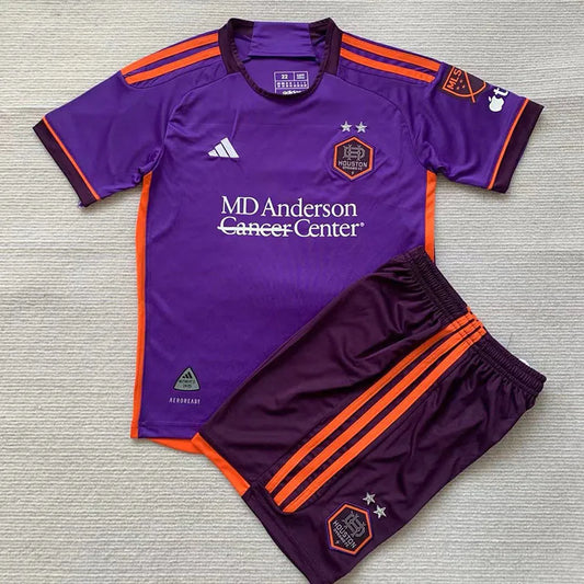 2024-25 Houston Dynamo  Kids Home Soccer Jersey Suit