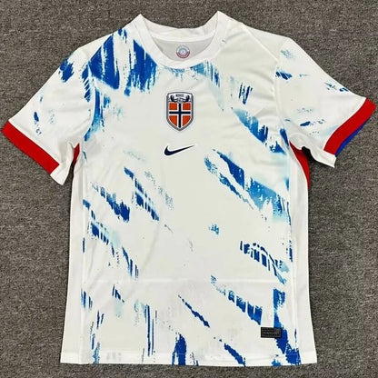 2024-25 Norway Away Fans Soccer Jersey - HAALAND #9