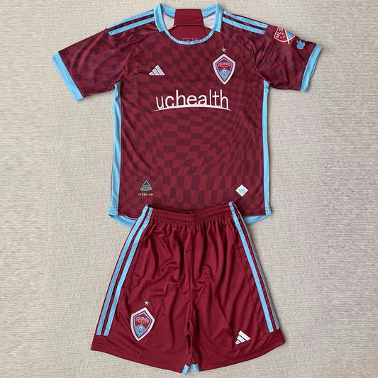 2024-25 Colorado Rapids  Kids Home Soccer Jersey Suit