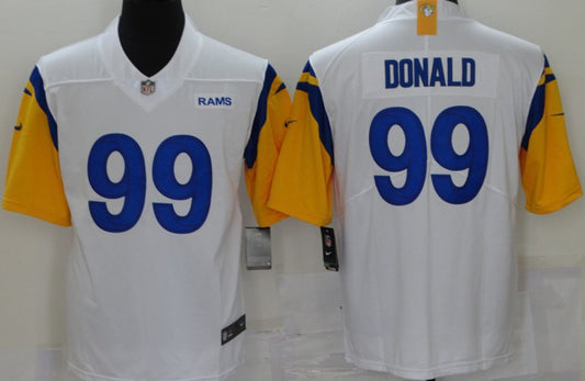 Los Angeles Rams DONALD # 99 White NFL Jersey