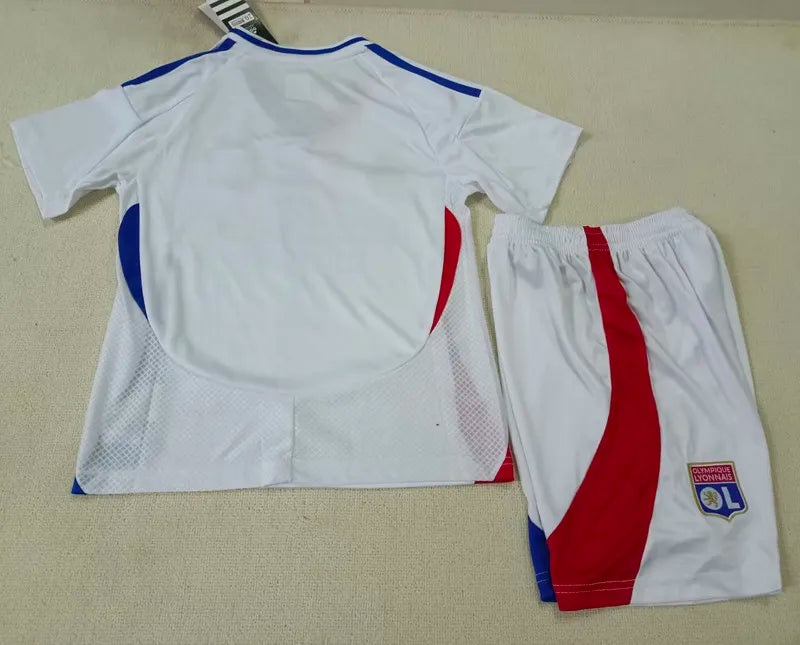 2024-25 Lyon Kids Home Soccer Jersey Suit