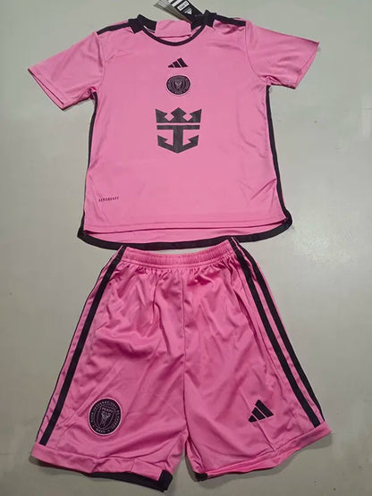 2024-25 Inter Miami  Kids Home Soccer Jersey Suit