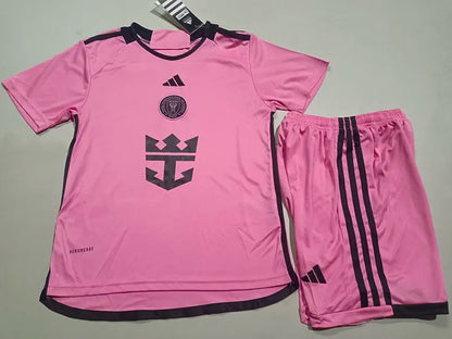 2024-25 Inter Miami  Kids Home Soccer Jersey Suit