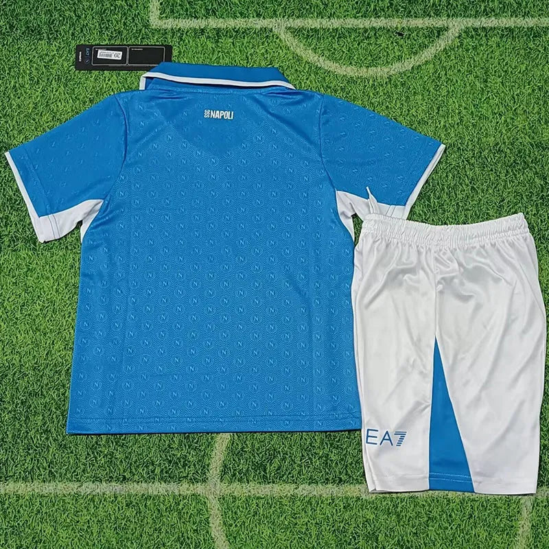 2024-25 Napoli Kids Home Soccer Jersey Suit