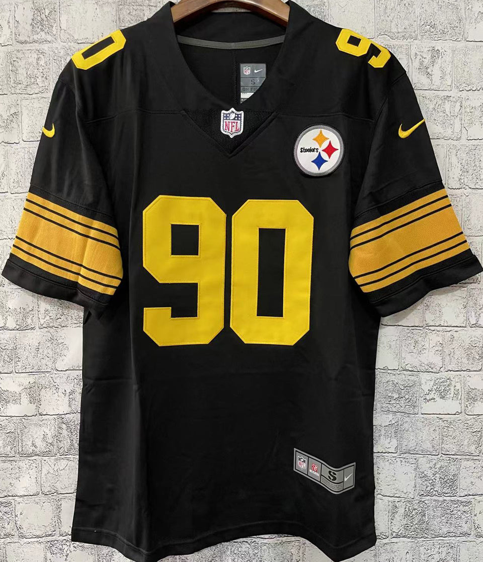 Pittsburgh Steelers WATT # 90 Black NFL Jersey