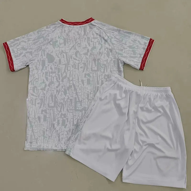 2024-25 Sevilla Kids Home Soccer Jersey Suit