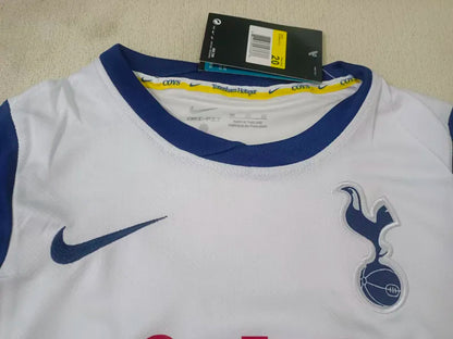 2024-25 Tottenham Kids Home Soccer Jersey Suit