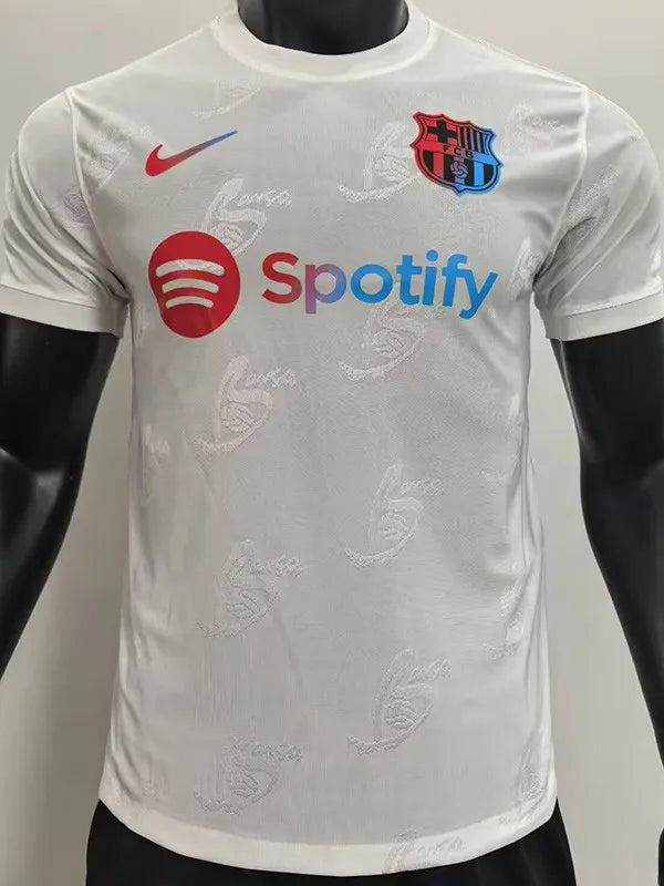 Barcelona 24/25 White Casual Style Player Version Training Shirt