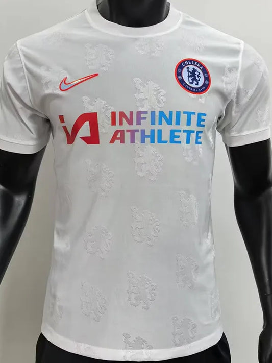 Chelsea 24/25 White Casual Style Player Version Training Shirt