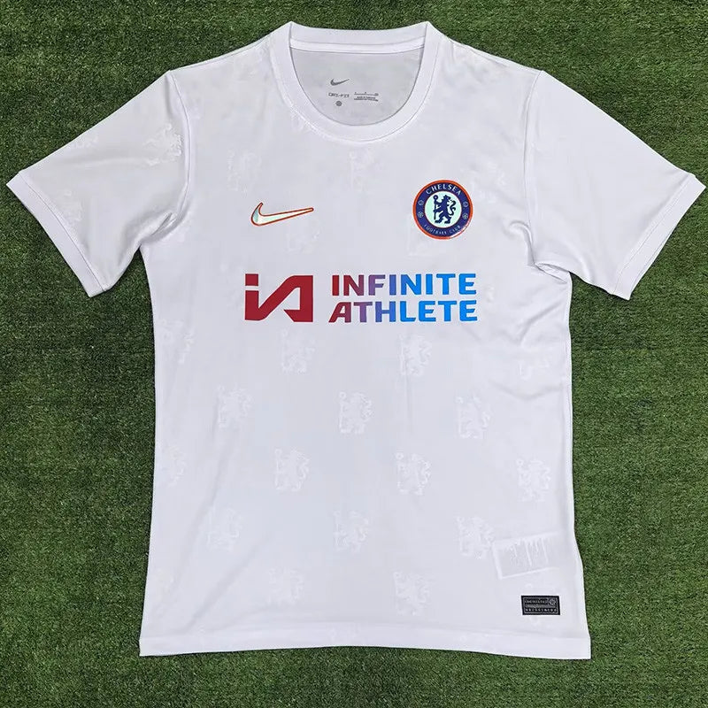 Chelsea 24/25 White Casual Style Fan Training Shirt