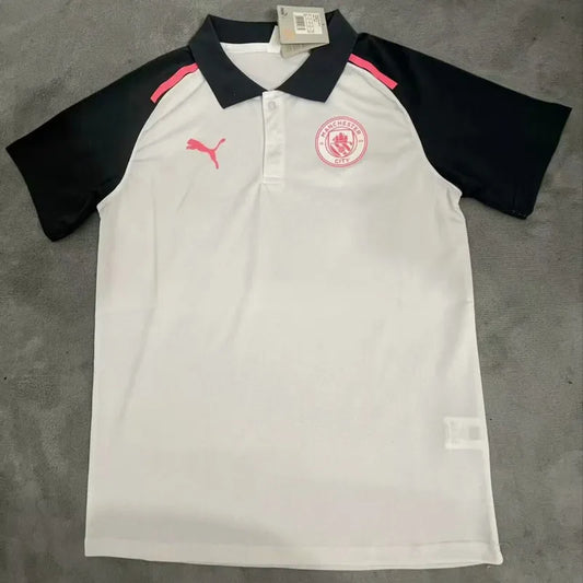 Man City 24/25 White Polo